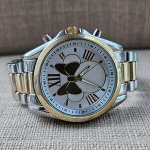 Disney Minnie Mouse Wristwatch Gold/Silver Quartz Analog Watch Accutime Watch